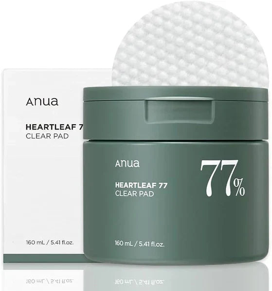 ANUA Heartleaf 77% Clear toner Pads