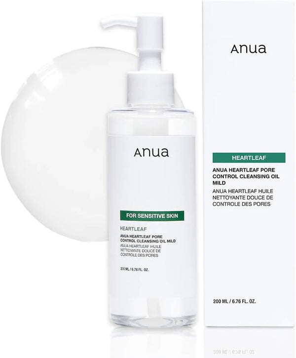 ANUA Heartleaf Pore Control Cleansing Oil Mild for sensitive skin 200 ml